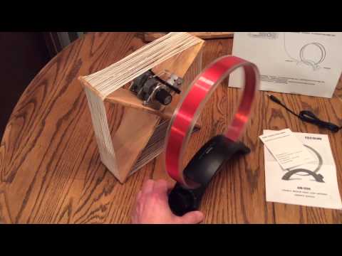 Tecsun AM Radio Broadcast Band Loop Antenna Demo