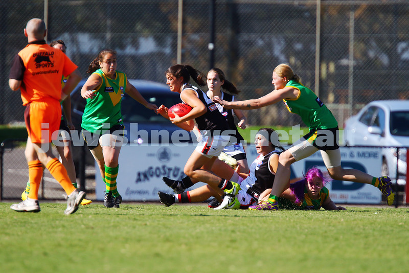 17-4-16. Round 1, 2016 WVFL season. Jackettes 4-10-34 def Bayswater 4-2-26 at Bayswater Oval. Photo: Peter Haskin