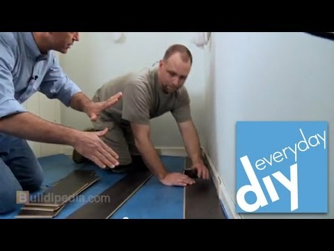 How to Install Laminate Flooring -- Buildipedia DIY