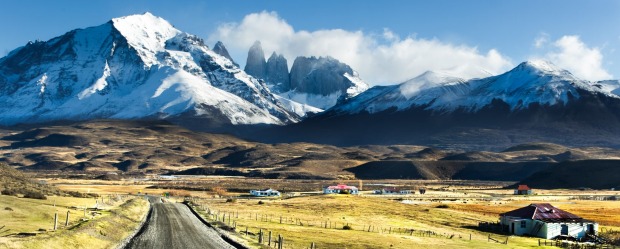 Chile, road, mountain range