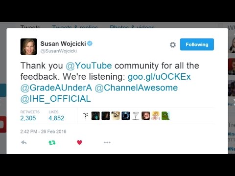 Susan Wojcicki and the Twitter Response (BCG Thoughts)