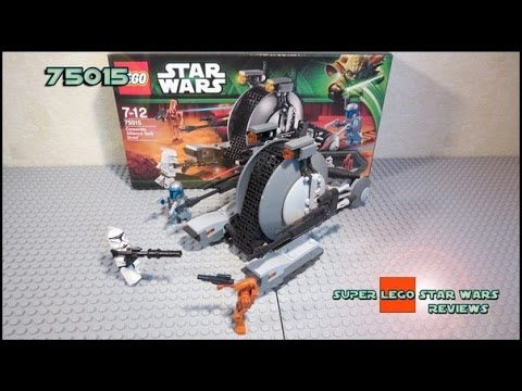 Lego Star Wars 75015 Corporate Alliance Tank Droid Review