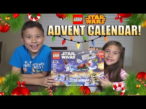 2015 LEGO STAR WARS Advent Calendar! 7 Door Surprise Unboxing! Set 70597