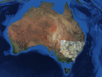 Screenshot from NSW Globe