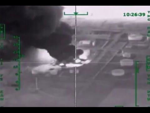 FINALLY! Russian Airstrikes destroy ISIS oil refueling plant and fuel tankers