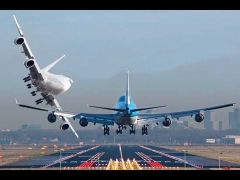 Boeing 747 Worst Crosswind Storm Landings Takeoffs Touch and Go