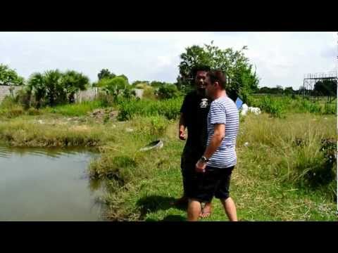 Me throwing a hand grenade into a pond.....boooooom!