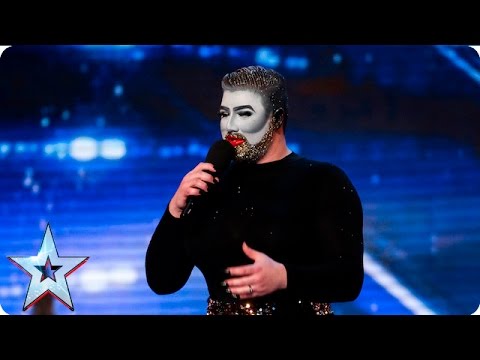 Danny Beard is all that glitters and more! | Auditions Week 7 | Britain’s Got Talent 2016