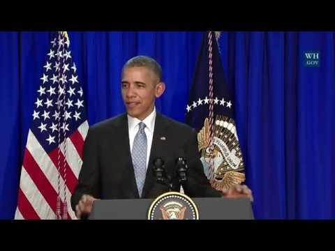 President Obama Holds a Press Availability