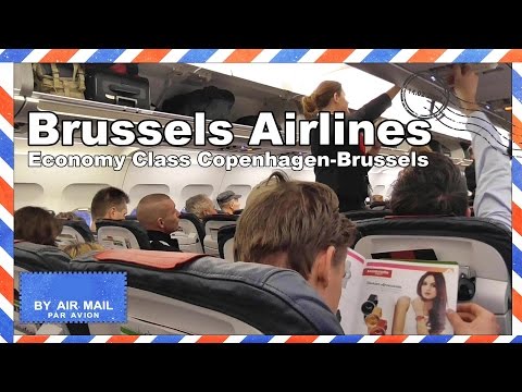 Brussels Airlines Airbus A319 Economy Class flight review to Brussels - OO-SSN