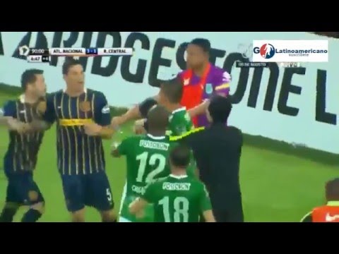 Atletico Nacional vs Rosario Central 3-1 Todos los Goles Copa Libertadores 2016