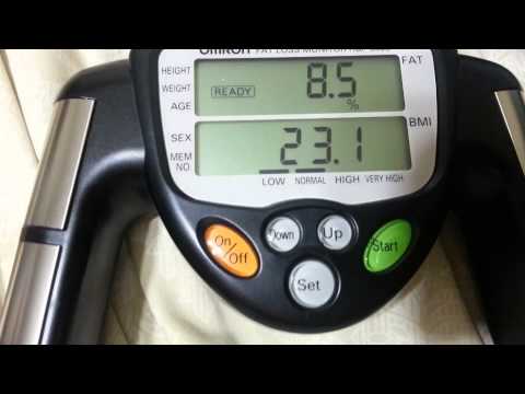 Omron Fat Analyzer Review. My Body Fat Percent