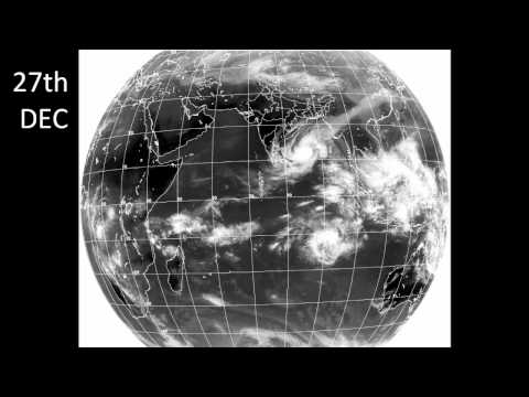 Cyclone Thane: Timelapse of Satellite Weather Images