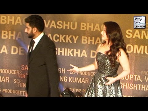 Abhishek Bachchan Treats Aishwarya BADLY At Sarbjit Red Carpet | LehrenTV