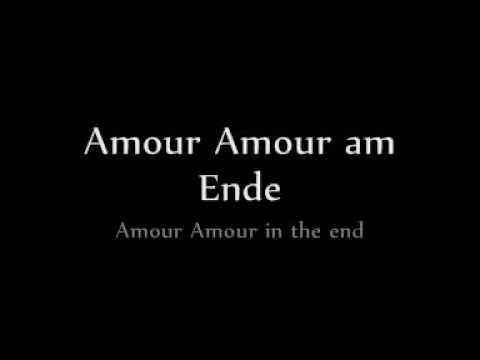 Rammstein-Amour Lyrics With English Translation