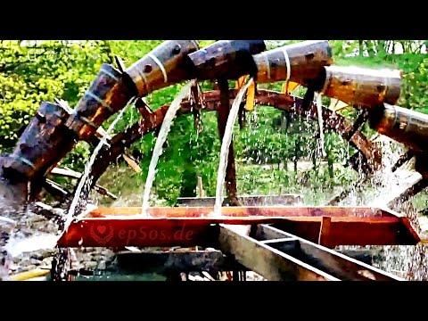 Wooden Water Wheel in Europe