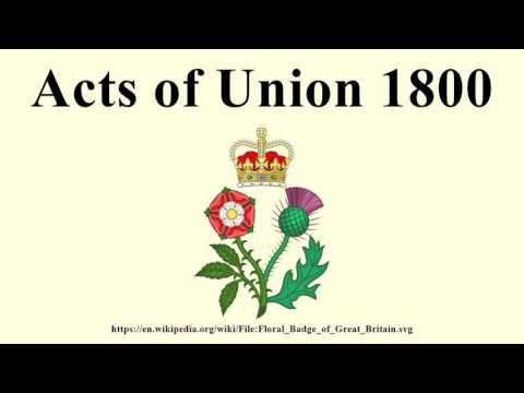 Acts of Union 1800