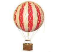 Vintage Hot Air Balloon Red