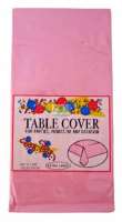 Plastic Tablecloth XL 60' X 108' Pink