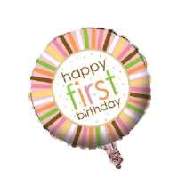 Sweet At One Girl First Birthday Foil Balloon