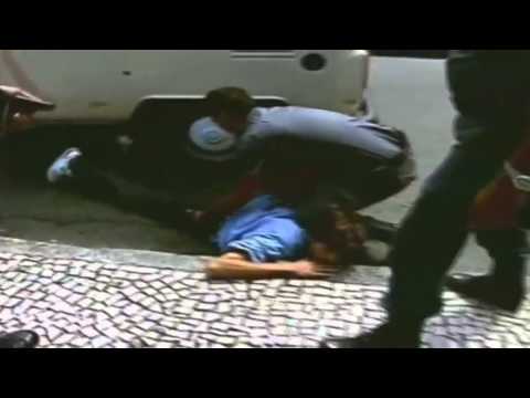 Brazilian Police Executing Robber