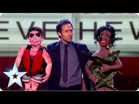 Steve Hewlett's ventriloquist act with some special guests | Final 2013 | Britain's Got Talent 2013