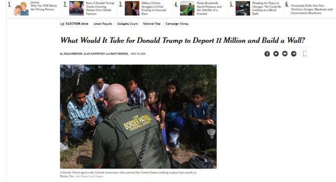 The NEW YORK TIMES doesn't  want to deport anyone.