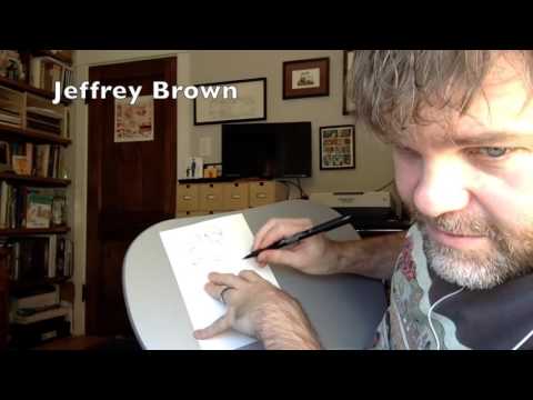 Jeffrey Brown drawing demonstration! INTERVIEW EXCERPT