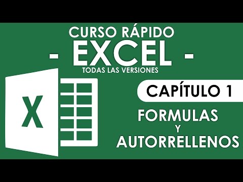 Curso Excel 2013 - Capitulo 1, Formulas (Audio Mejorado)