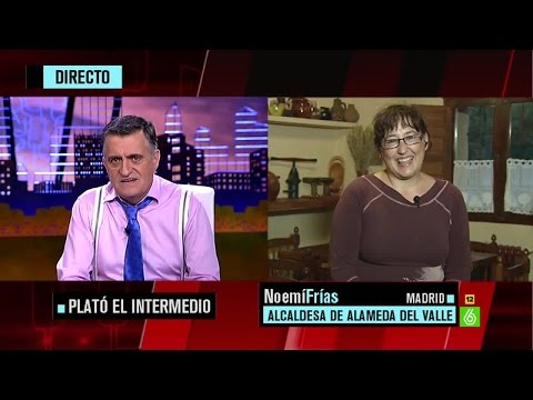 Entrevista a la alcaldesa de Alameda del Valle Noemí Frías en 'El Intermedio'