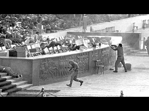 6th October 1981: Egyptian President Anwar Sadat assassinated