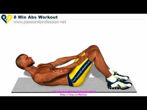 8 Min Abs Workout, how to have six pack ( HD Version )