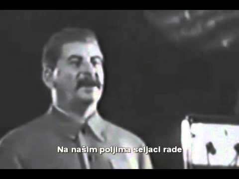 Govor Staljina, 11. decembar 1937. 2. deo, Stalin's speech, 11th december 1937, part 2