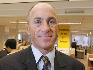 10/05/2005 NEWS: CommSec chief equities analyst Craig James at his office in Sydney.