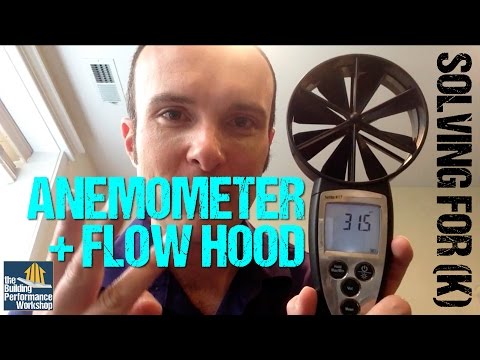 Anemometer + Flow Hood: Discovering a Grille's K-Factor for HVAC Airflow Testing