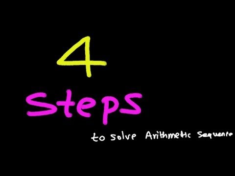 4 Steps to Solve Any Arithmetic Sequence Question