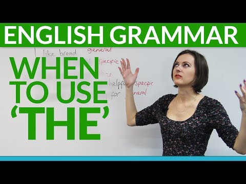 Grammar: 8 rules for using 'THE' in English