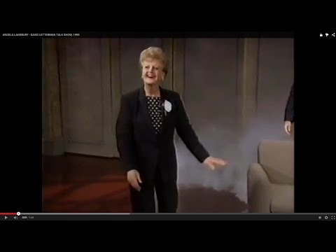 ANGELA LANSBURY - DAVID LETTERMAN TALK SHOW, 1995 (347)