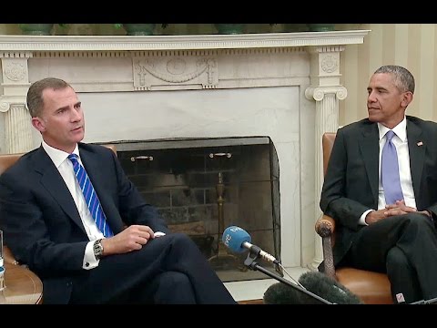 The President Meets with the King of Spain