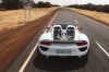 Porsche's 918 Hybrid in the Northern Territory's outback open speed limit zone.