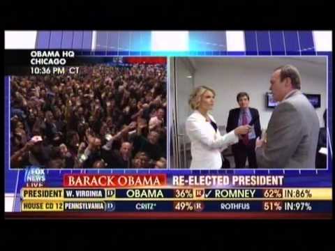 Karl Rove's election night melt-down over Ohio results on Fox News