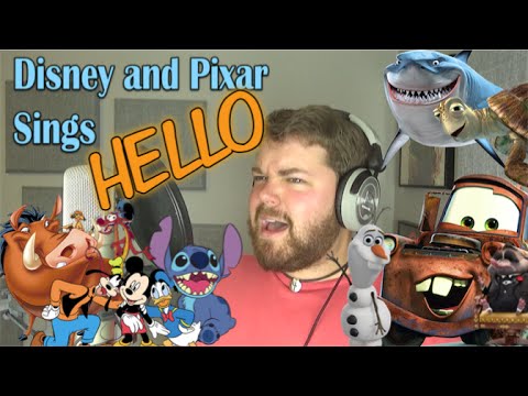 Disney and Pixar Sings Hello