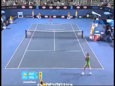 Andrea Petkovic vs Anne Keothavong 2011 AO Highlights