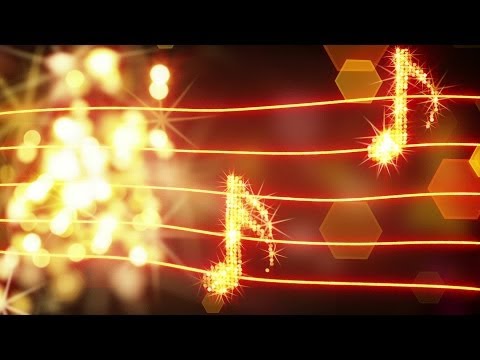 musical notes loopable background. Stock Footage