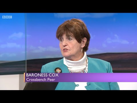 Baroness Cox discusses Sharia law on BBC Daily Politics