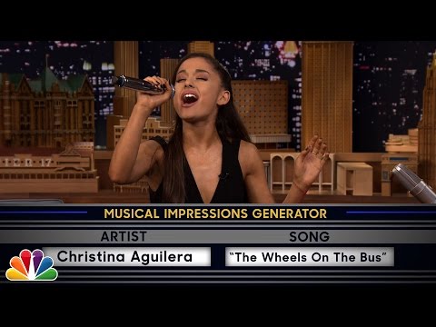 Wheel of Musical Impressions with Ariana Grande