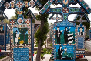 A lighter side to life and death is celebrated in Romania's Merry Cemetery.