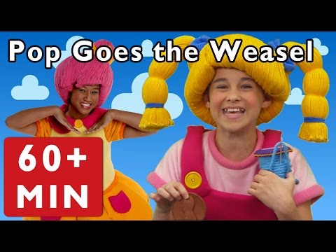 Pop Goes the Weasel and More | Nursery Rhymes from Mother Goose Club!