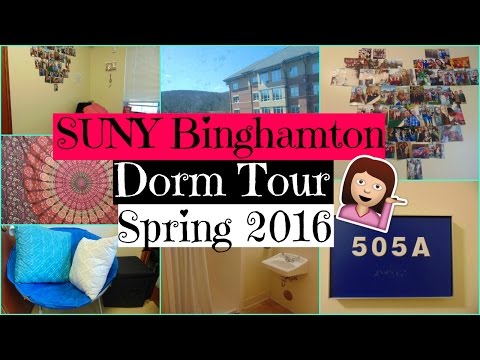 Binghamton University Dorm Tour Spring 2016