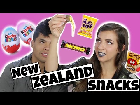 AMERICANS TRY NEW ZEALAND CANDY! ft D-TRIX | The Gabbie Show